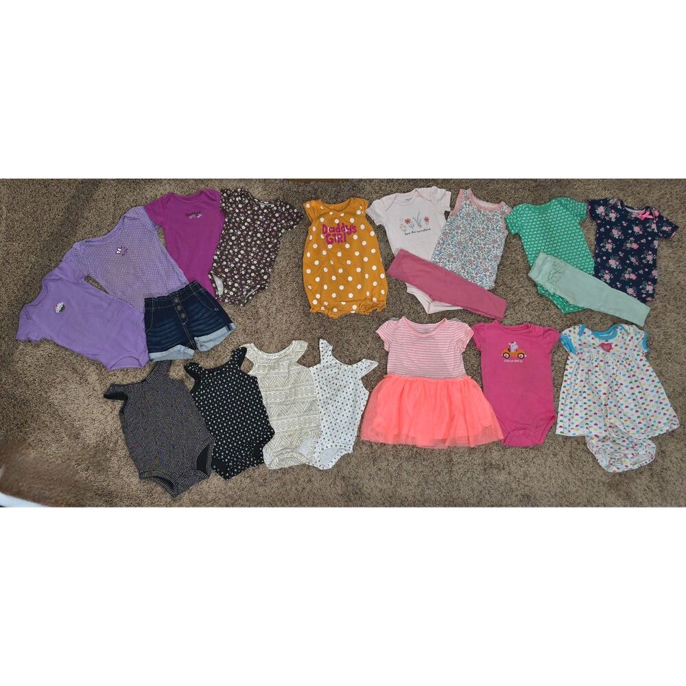 Adorable 12 mo Baby Girl Spring/Summer Clothing Lot! ☀️🌸